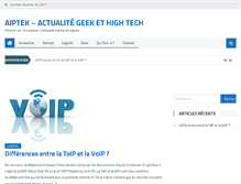 Tablet Screenshot of aiptek.fr